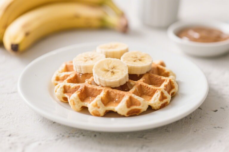 Healthy Banana Waffles for Toddlers (Easy Breakfast Recipe) – Simple, Soft, and Nutritious
