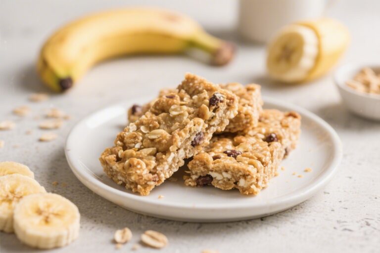 Healthy Banana Breakfast Bars for Toddlers (Easy Snack Recipe) – Soft, Simple, and Nutritious