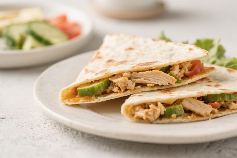 Soft Chicken Quesadilla – Easy Toddler Lunch
