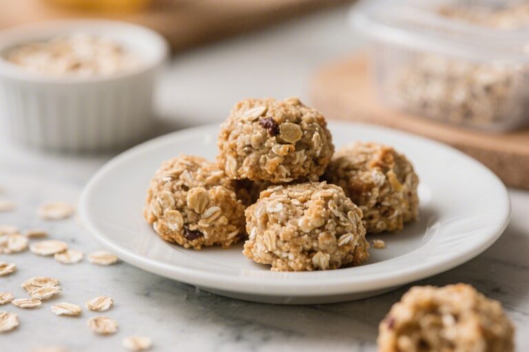 Easy Oatmeal Bites for Toddlers (Mess-Free & Freezer-Friendly) – A Simple, Make-Ahead Snack