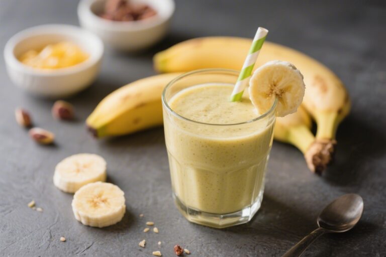 Healthy Banana Smoothie for Toddlers (Easy Breakfast Recipe) – Simple, Creamy, and Kid-Friendly