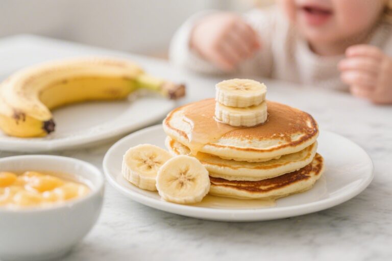 Picky Toddler Breakfast: Fluffy Banana Pancakes – Easy, Soft, and Kid-Approved