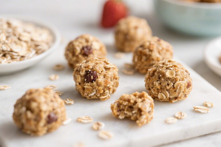 No-Bake Toddler Oatmeal Bites (Easy Grab-and-Go Snack) – Simple, Nutritious, and Kid-Approved