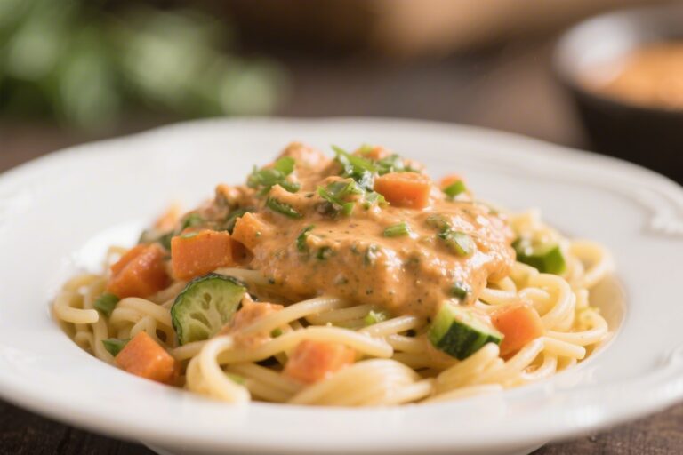 Hidden Toddler Veggie Pasta Sauce (Rich, Creamy & Nutritious) – A Family-Friendly Favorite