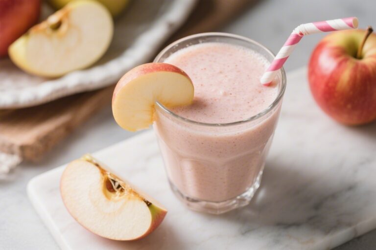 Apple Smoothie for Toddlers (Simple & Gentle on Tummies) – Easy, Soothing, and Nutritious