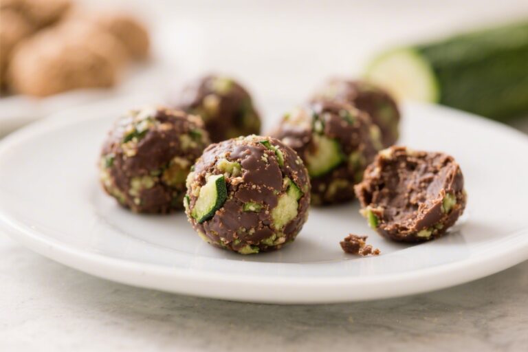 Healthy Toddler Snacks Hidden Veggies – Chocolate Zucchini Energy Balls – Easy No-Bake Bites