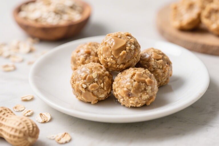 No-Bake Toddler Snacks – Peanut Butter Oat Energy Bites