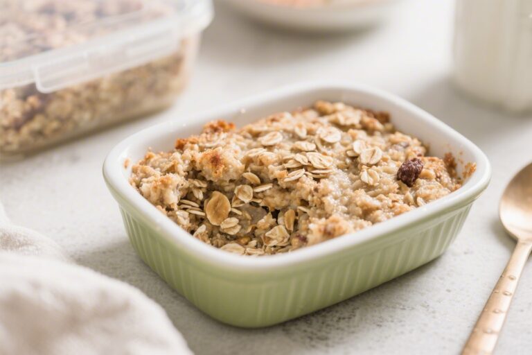 Cozy Toddler Baked Oatmeal (Great for Meal Prep) – Simple, Make-Ahead Breakfast