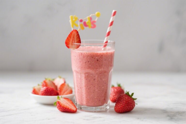 Strawberry Kids Smoothie Recipe (Fresh & Simple) – A Quick, Healthy Treat