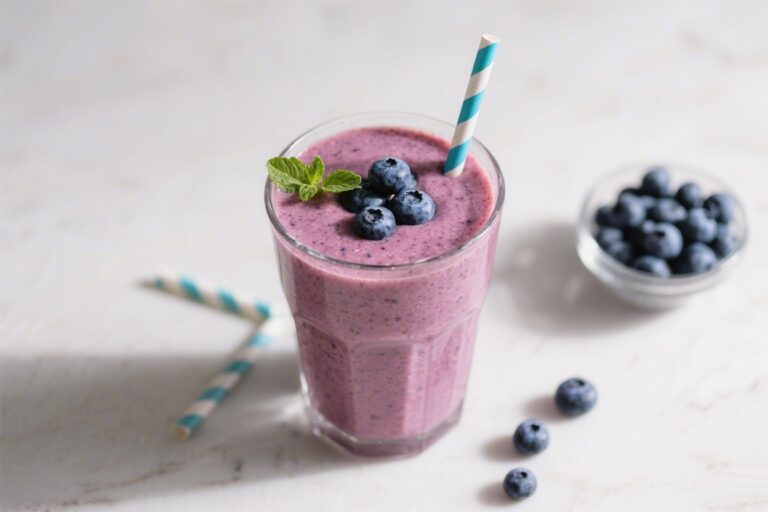 Blueberry Smoothie Recipe for Kids (Naturally Sweet & Easy) – A Simple, Healthy Favorite