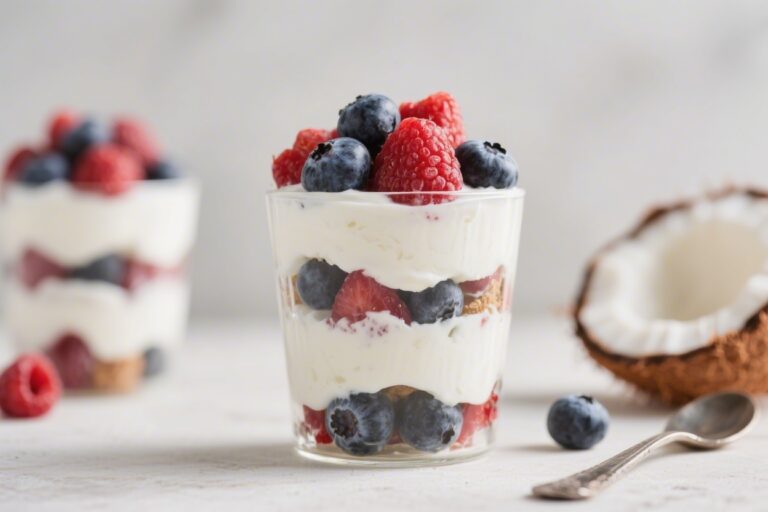 Dairy Free Snacks for Kids – Coconut Yogurt Berry Parfaits – A Bright, Simple Treat