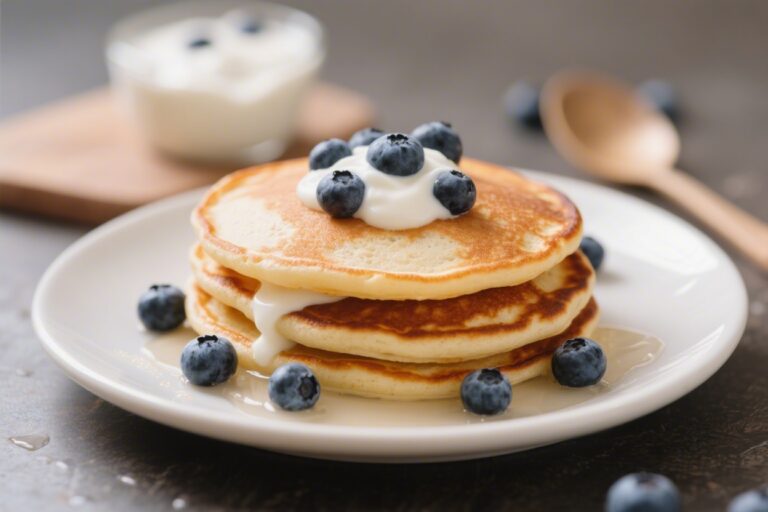 Kids Pancakes: Blueberry Yogurt Pancakes Kids Love – Fluffy, Tangy, and Easy