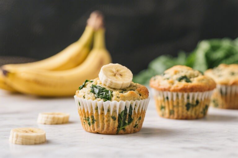 Healthy Toddler Muffins: Banana Spinach Muffins – Soft, Naturally Sweet, and Easy