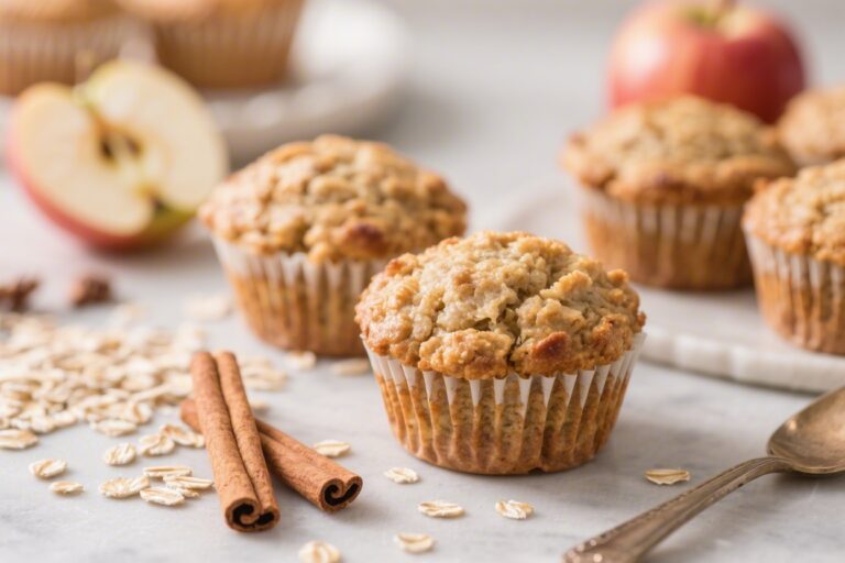 Toddler Apple Muffins: Apple Cinnamon Oat Muffins – Soft, Wholesome, and Easy
