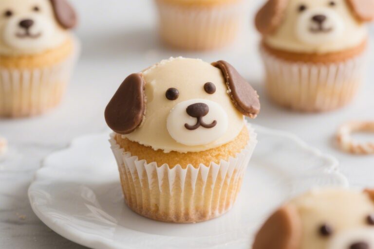 Puppy Cupcakes for Kids: Cute Puppy Face Cupcakes Recipe – Fun, Easy, and Adorable