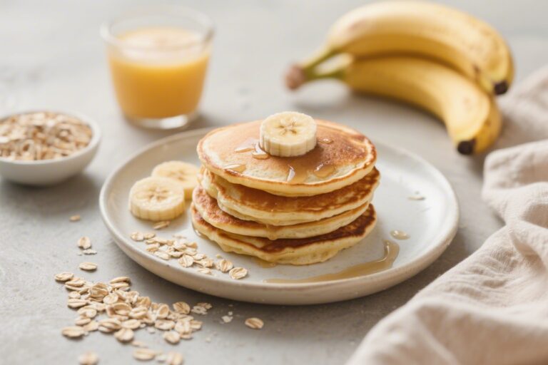 Simple Breakfast for Kids: Easy Banana Oat Pancakes Recipe – A Quick, Healthy Morning Favorite