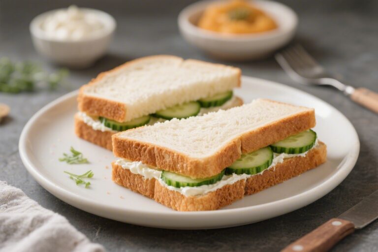 Toddler Sandwiches: Easy Cream Cheese and Cucumber Sandwich Recipe – Simple, Fresh, and Kid-Friendly