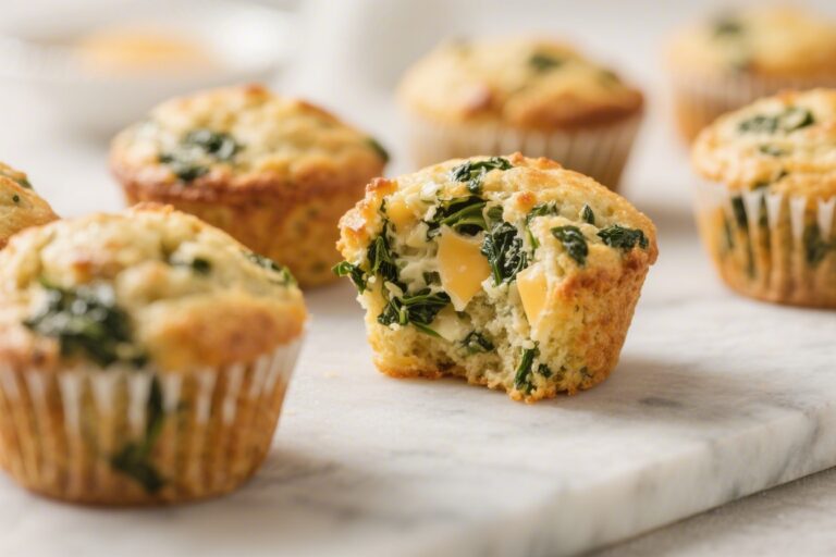 Toddler Savory Muffins: Cheese and Spinach Savory Muffins – Easy, Freezer-Friendly Bites