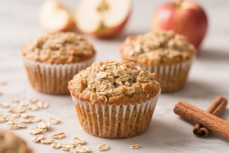Toddler Oatmeal Muffins: Apple Cinnamon Oatmeal Muffins – Soft, Cozy, and Perfect for Little Hands