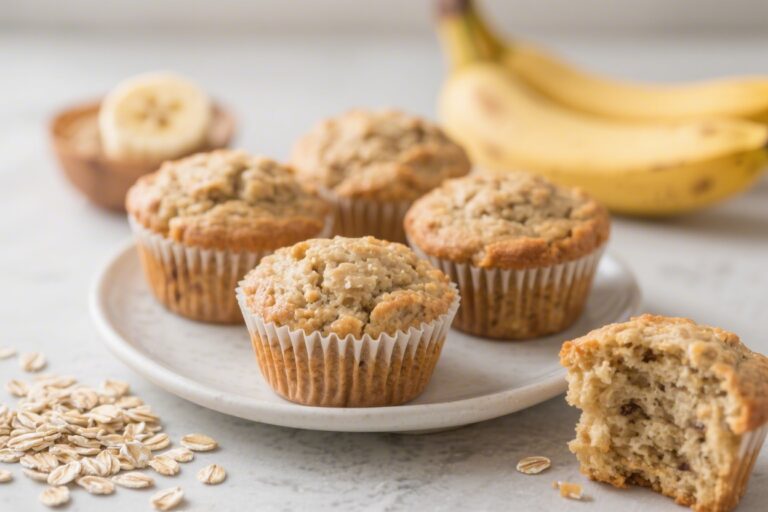Toddler Banana Muffins: Soft Banana Oat Muffins – Gentle, Naturally Sweet Bites