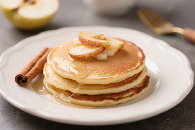 Easy Toddler Breakfast: Soft Apple Cinnamon Pancakes – Gentle, Cozy, and Quick