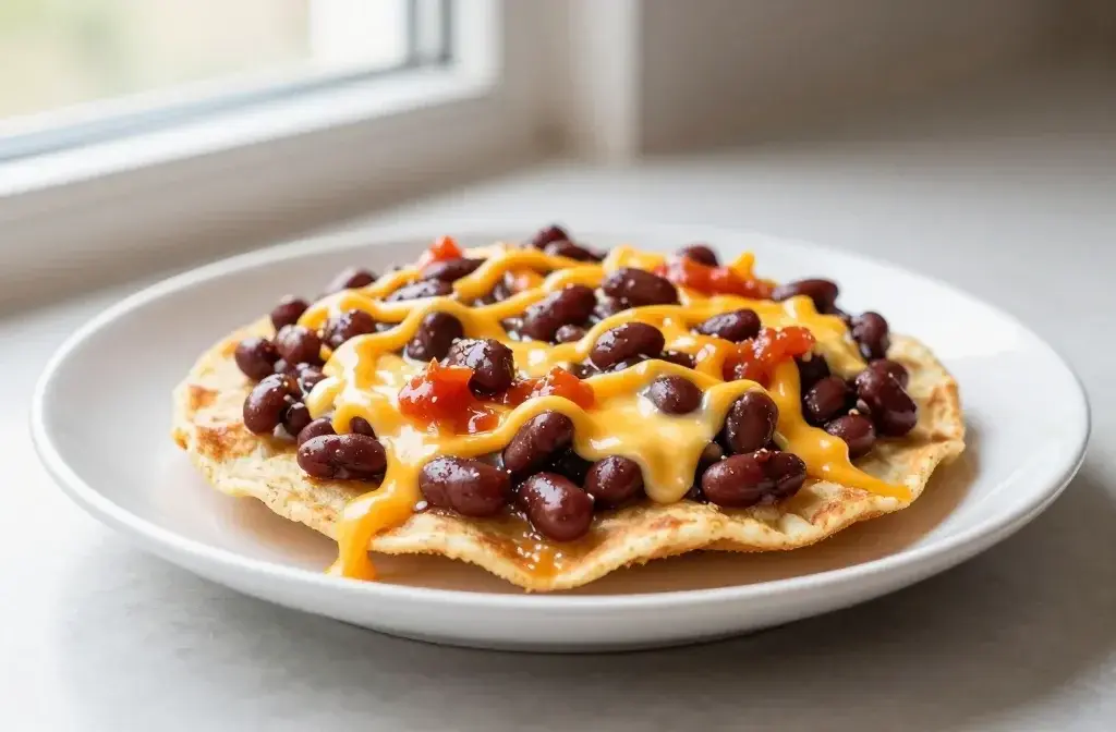 Bean and Cheese Breakfast Tostadas for Kids: Yum Prep