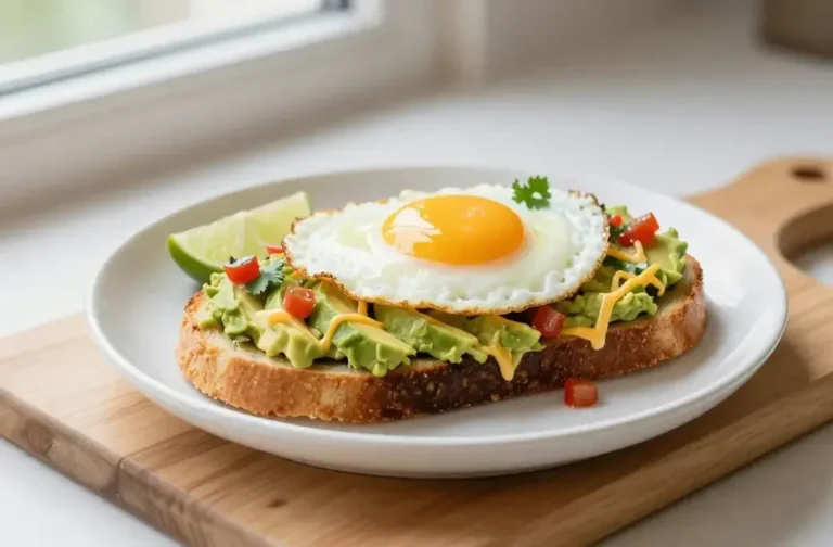 Mexican Avocado Egg Toast for Kids: Sunshine Snack
