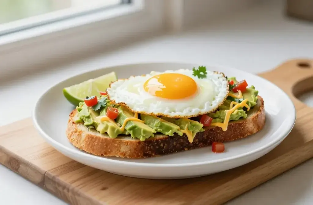 Mexican Avocado Egg Toast for Kids: Sunshine Snack