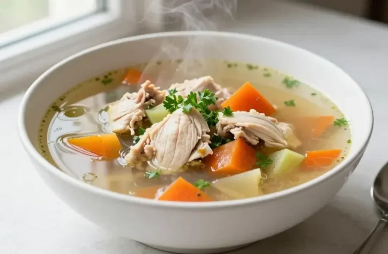 Easy Summer Chicken and Veggie Soup for Kids: Fast & Bright