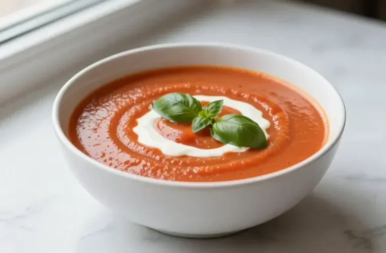 Easy Summer Tomato Basil Soup for Kids: Quick & Tasty
