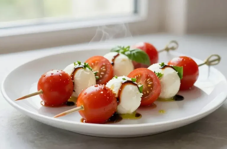 Mini Caprese Skewers for Kids: Easy Summer Party Snack Ready Now