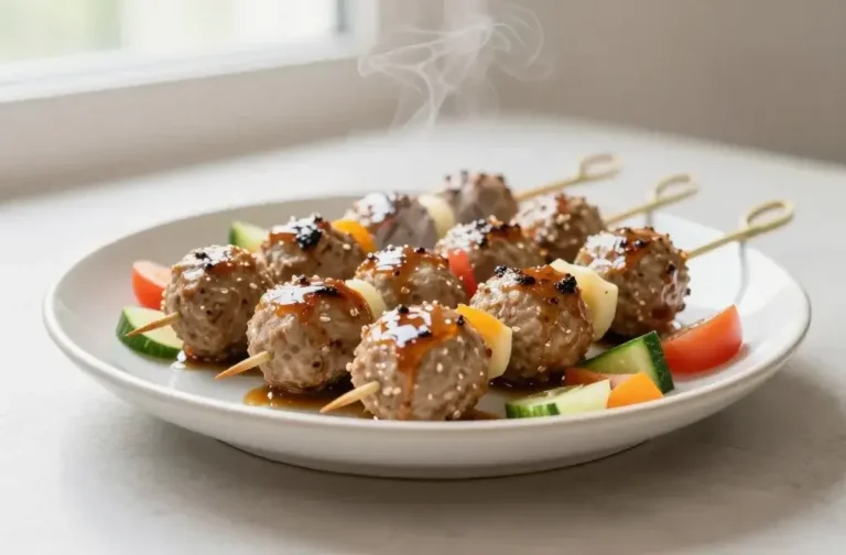 Family Friendly Easy Summer Meals for Kids: Turkey Meatball Skewers - Quick Summer Fun