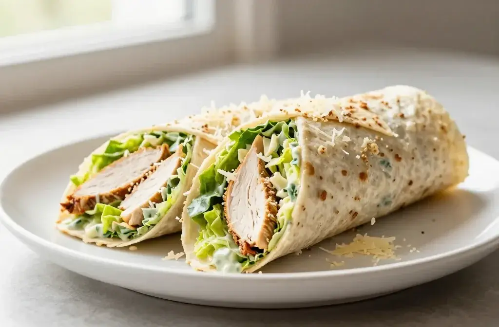Family Friendly Easy Summer Meals for Kids: Chicken Caesar Wraps—Delicious on-the-Go