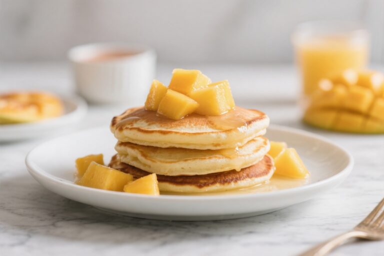 Kid-Friendly Mango Pancakes: Fluffy & Fun Breakfast Idea