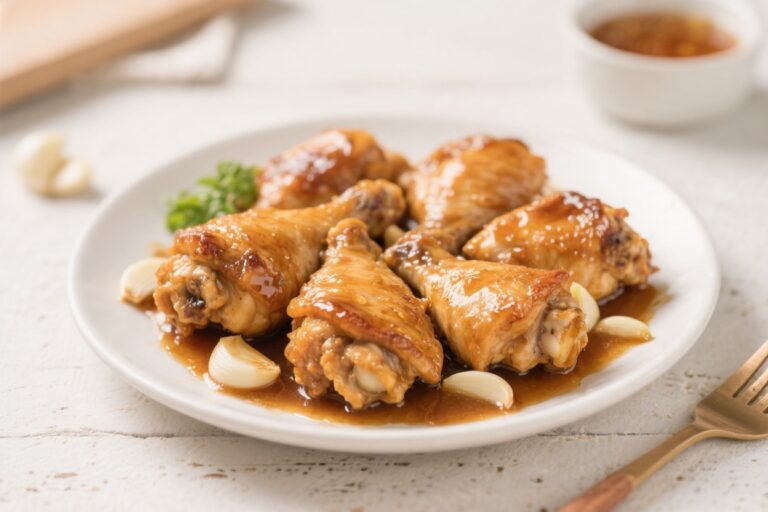 Honey Garlic Chicken Thighs for Kids – Simple, Sticky, and Family-Friendly