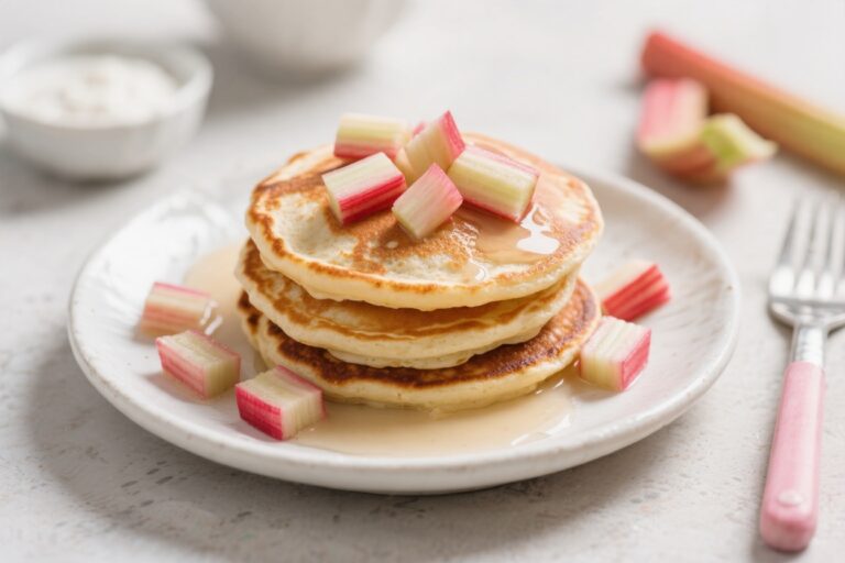 Simple Rhubarb Pancakes for Kids: Fun Weekend Breakfast Recipe – Easy, Sweet, and Tangy