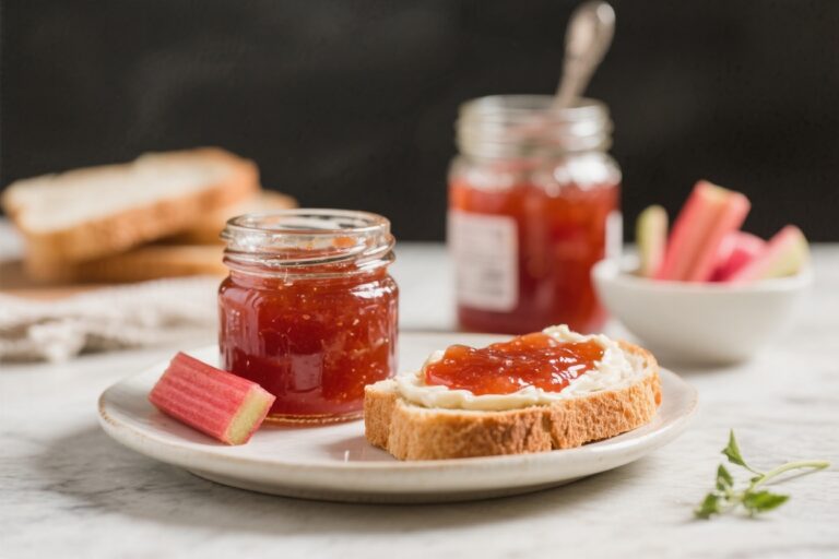 Homemade Rhubarb Jam for Kids: Simple & Sweet Spread Recipe – A Gentle, Family-Friendly Jam