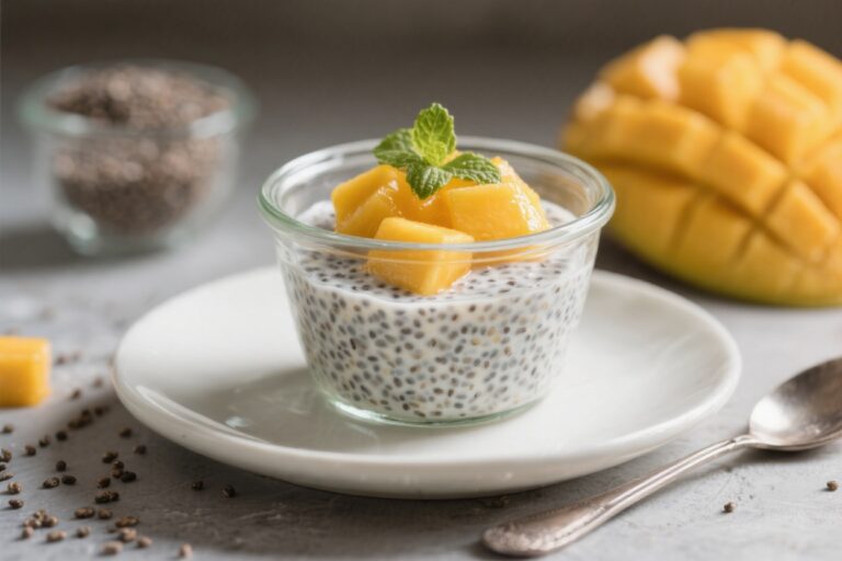 Easy Mango Chia Pudding for Kids: Healthy Snack or Breakfast – Simple, Creamy, and Fun