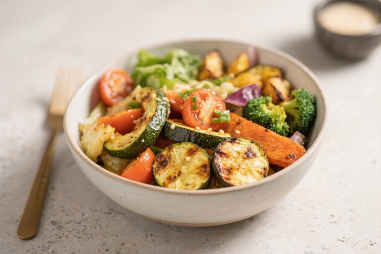 Easy Roasted Vegetable Bowl for Kids – Colorful, Cozy, and Quick
