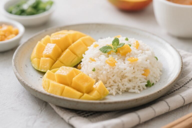 Simple Mango Rice Recipe for Kids: Mild & Sweet Dinner Option