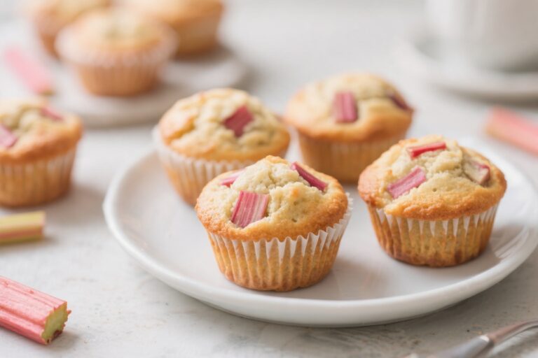 Easy Rhubarb Muffins for Kids: Soft, Sweet Breakfast Recipe – A Gentle, Family-Friendly Bake