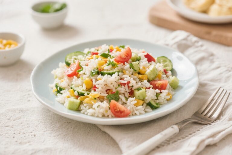 Kids Rice Salad: Quick & Filling Summer Meal – Simple, Fresh, and Fuss-Free
