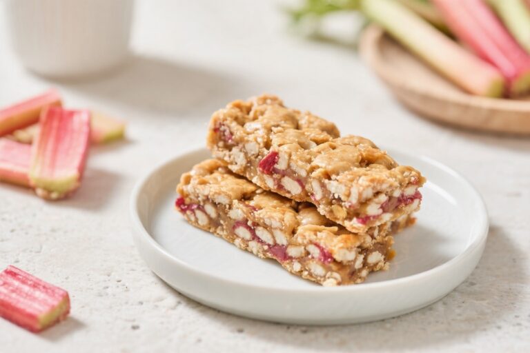 Easy Rhubarb Snack Bars for Kids: Perfect Lunchbox Treat – Simple, Tangy, and Kid-Friendly