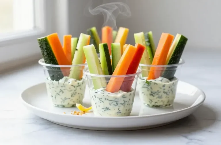 5 Beach Snacks for Kids for Summer with Veggie Cups and Dip: Easy Summer Yums
