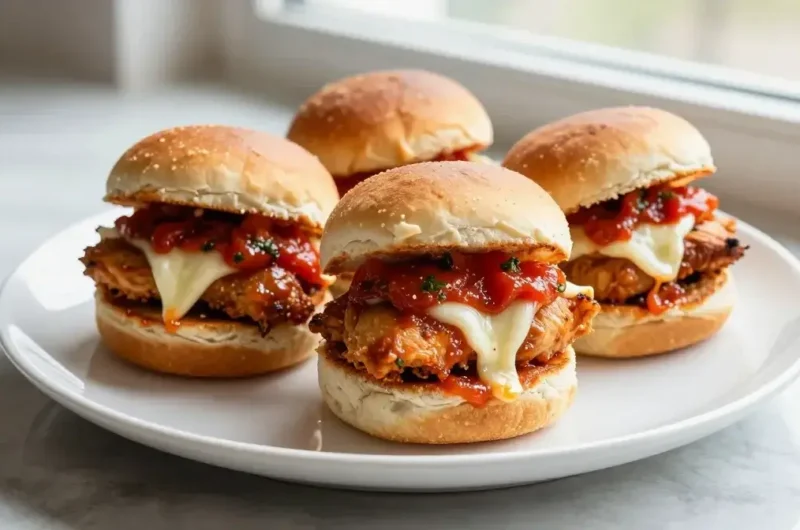 5 Kid Friendly Lunch Ideas: Easy Lunchbox Recipes Kids Will Love — Chicken Parm Sliders